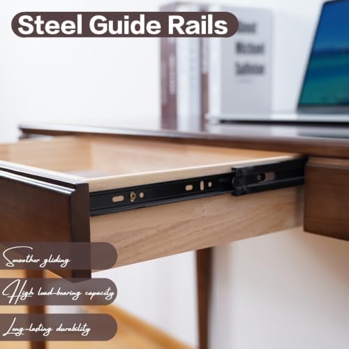 Solid Wood Desk,Study Home Office Desks,Computer Desk for Small Spaces - Image 3