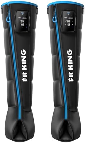 FIT KING Cordless Air Compression Boots Recovery System Leg Massager Medium by FITKING