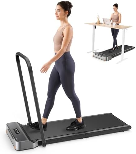 WalkingPad Foldable Walking Pad Treadmill with Handle Bar Under Desk by KINGSMITHWALKINGPAD