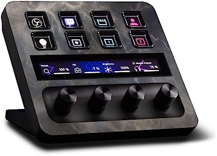 MightySkins Skin Compatible with Elgato Stream Deck + - Stormy Marble | Protective, Durable, and Unique Vinyl Decal wrap Cover | Easy to Apply, Remove, and Change Styles | Made in The USA by MIGHTY+SKINS