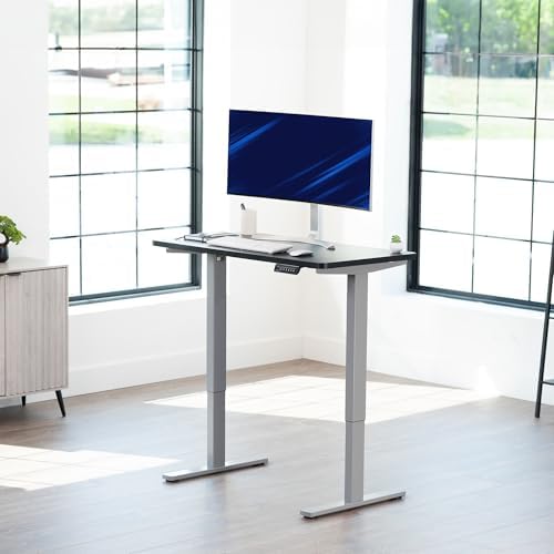 VIVO Black 43 x 24 in Standing Desk, DESK-KIT-1G4B - Image 2