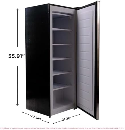 Frigidaire EFRF694, 6.5 cu ft, Upright Freezer, Platinum Series, Stainless steel - Image 6