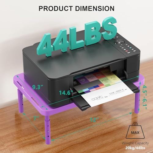 WALI Computer Monitor Stand for Desk, Adjustable Laptop Riser, up to 44 lbs - Image 3