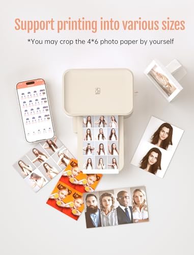 HPRT Photo Printer 4x6 with 20 Sheets&1ribbon AR Video Printing - Image 5