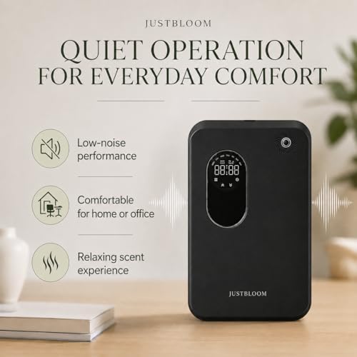 JUSTBLOOM Wall-Mounted Waterless Scent Diffuser, Bluetooth App Control - Image 3