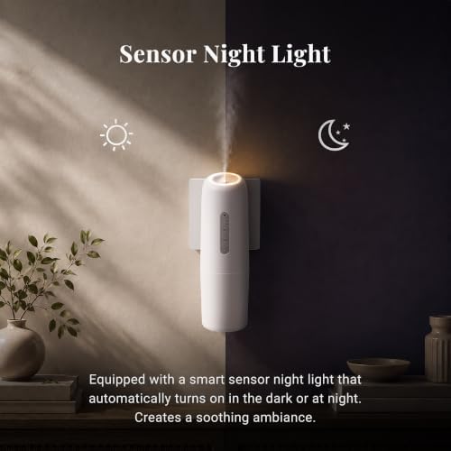 TTSTAR Wall Plug-in Waterless Diffuser with App Control & 3 Essential Oils - Image 6