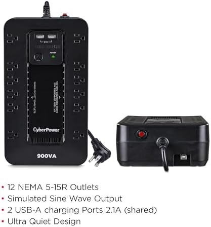 CyberPower ST900U Standby UPS Battery Backup and Surge Protector - Image 2