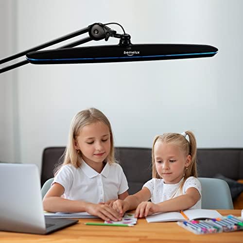 23-Inch LED Task Lamp with Clamp, 24W 2200LM, Black - Image 5