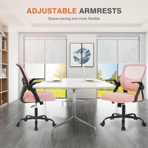 Sweetcrispy Computer Desk Chair, Mesh Office Chair, Lumbar Support - Image 5
