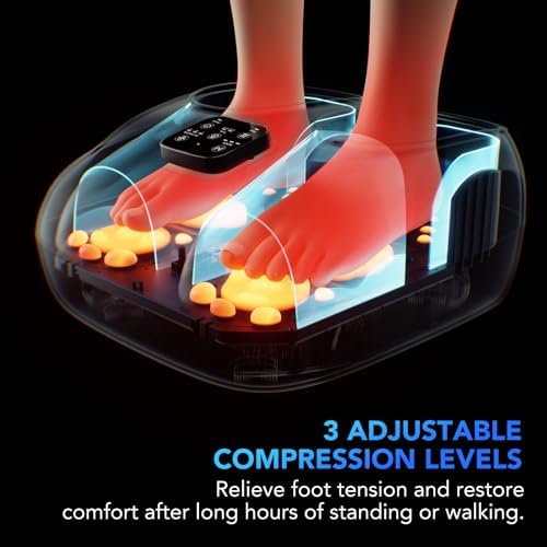 SKG YS100 Foot Massager with Heat for Plantar Fasciitis Pain Relief - Image 5