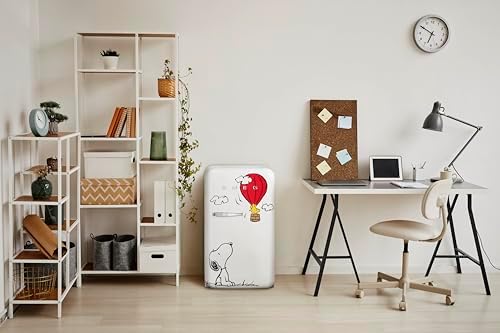 Smeg FAB10 50's Retro Style Aesthetic Refrigerator with 4.48 Cu Total Capacity, 2 Glass Shelves, LED Internal Light, 22-Inches, Peanuts Snoopy Right Hand Hinge. FAB10URDSN3 - Image 2