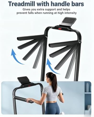 MJWW 6% Incline Walking Pad, Smart AI Under Desk Treadmill for Home - Image 3