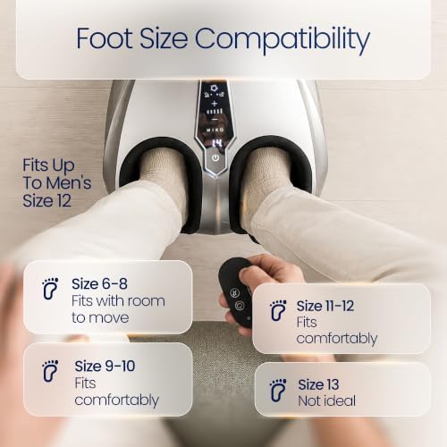 MIKO Shiatsu Foot Massager with Heat for Neuropathy & Plantar Fasciitis - Image 5