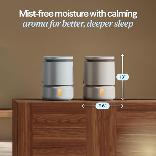 BLUEAIR 3.8L Top-Fill Humidifiers for Bedroom, 1 Gal, DreamWell H38i Beige - Image 3