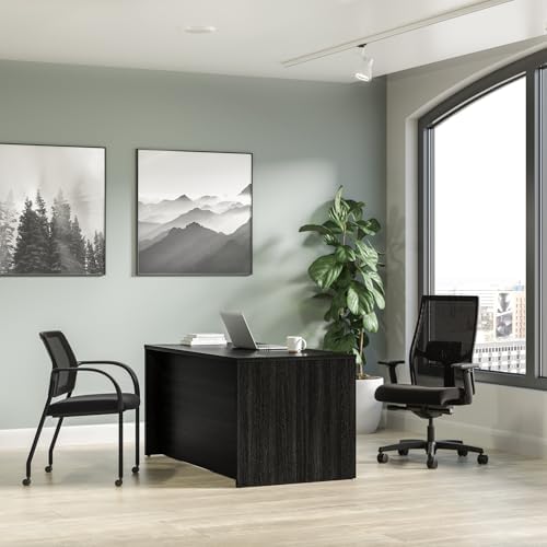 HON MOD Computer Desk, Office Desk with 3 Drawers, Java Oak - Image 2