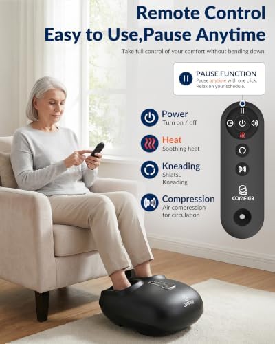 COMFIER 2026 Shiatsu Foot Massager with Heat, Birthday Gifts for Women - Image 6