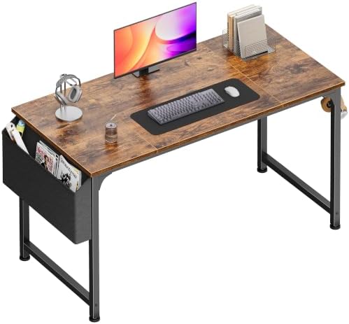 PRAISUN 47'' Computer Desk with Fabric Storage Bag by PRAISUN