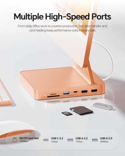 USB C HUB for iMac 24 inch M1/M3/M4 with M.2 NVMe 4TB SSD Enclosure - Image 3