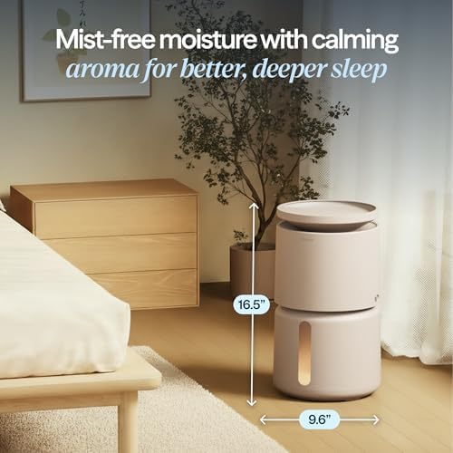 BLUEAIR 7.6L Top-Fill Humidifiers for Home, 2 Gallon, DreamWell H76i Beige - Image 3