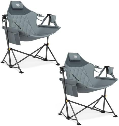 Timber Ridge Hammock Camping Chair, Portable Oversized Swinging Camp Chairs by TIMBERRIDGE