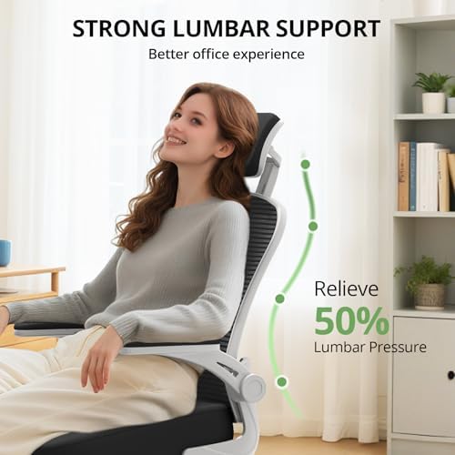 Synorla Office Chair|330LBS Capacity Ergonomic Desk Chair - Image 3