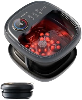 Foot Spa with Heat & Massage, Collapsible Foot Bath with Bubbles by Unknown