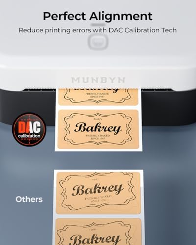 MUNBYN Bluetooth Thermal Label Printer, Wireless 4x6 Shipping Label Printer - Image 6