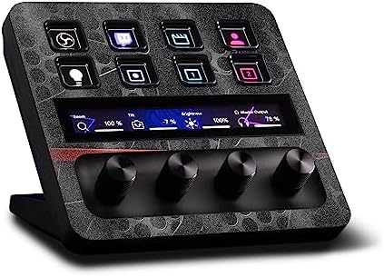 MightySkins Glossy Glitter Skin Compatible with Elgato Stream Deck + - Tech Web | Protective, Durable High-Gloss Glitter Finish | Easy to Apply, Remove, and Change Styles | Made in The USA by MIGHTY+SKINS