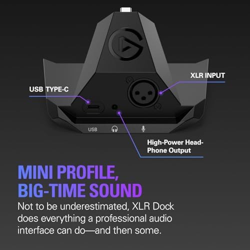 Elgato XLR Dock – For Stream Deck +, XLR-to-USB Mic Interface, Customizable Audio Mixer, 75 dB Gain/Phantom Power/Clipguard – Mac/PC, Stream Deck Not Included (Renewed) - Image 3