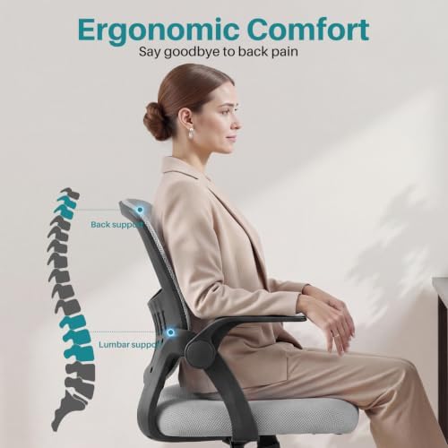 OLIXIS Ergonomic Office Desk Chair, Mid-Back Executive Computer Chair - Image 3