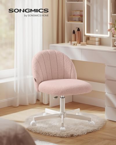 SONGMICS Office Chair, Swivel Makeup Vanity Desk Chair - Image 3