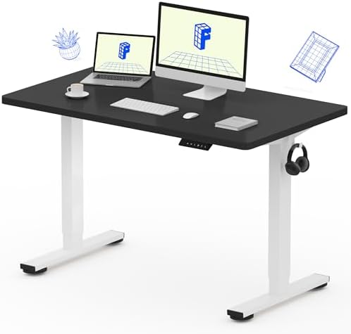 FLEXISPOT EN1 48"x24" One-Piece Standing Desk, Black by Unknown