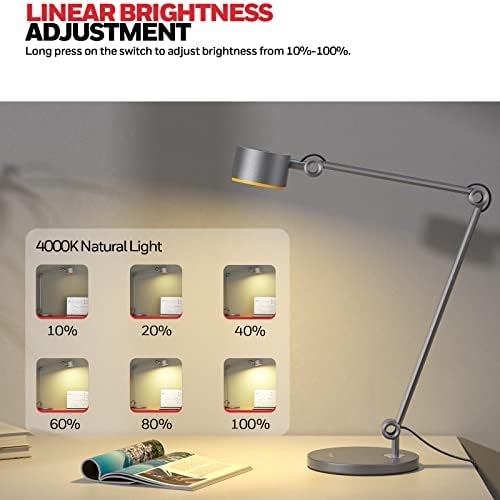 Honeywell 01A Sunturalux LED Desk Lamp with Swing Arm for Desk Craft - Image 5