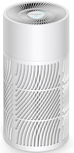 Nuwave Oxypure Air Purifier HEPA Filter for Home Bedroom, 17dB, 360° Intake by NuWave