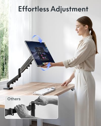 FLEXISPOT EN2 55"x28" Standing Desk Bundle with Monitor Mount, Maple - Image 6