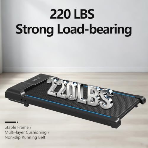 Quiet Under Desk Compact Electric Treadmill for Home and Office - Image 3