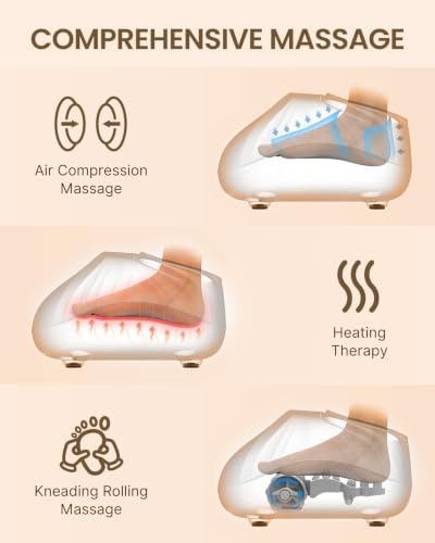 RENPHO Shiatsu Foot Massager with Heat, Deep Kneading & Auto Foot Size Fit - Image 2