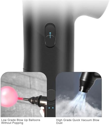 Mini Blower, High Speed Mini Blower Portable and Rechargeable Turbo Air Blower Super, Keyboard and Computer Cleaner, Electric Air Duster - Image 3