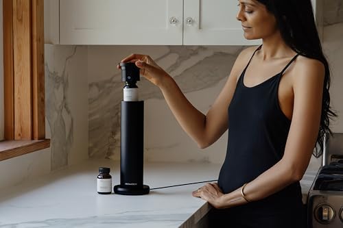 AromaTech New AroMini BT Plus Scent Diffuser w/Bluetooth – Cold-Air Diffusion Scent Machine for Home, Office, Hotel, Spa – Nebulizing Diffusion System for Essential Oil Blends (Black) - Image 5