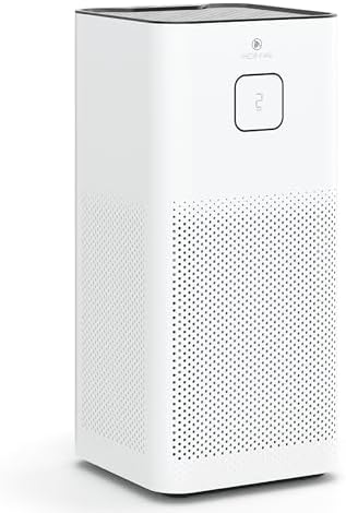 Medify MA-50 Air Purifier V3.0 with HEPA Filter | 2,640 ft² Coverage in 1hr for Smoke, Wildfires, Odors, Pollen, Pets | Quiet Removal to 0.3 Microns | White, 1-Pack by MEDIFYAIR