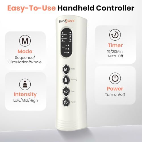 SHINE WELL Air Compression Leg Massager for Circulation and Pain Relief Fsa - Image 4