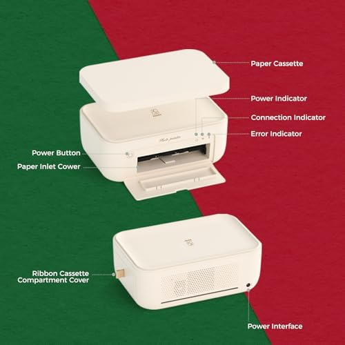 HPRT 4x6 Photo Printer for iPhone & Android, with 20 Sheets & 1 Ribbon, Portable Picture Printer for Phone, Home Use, Ideal for Mom, Family & Friends, Beige - Image 5