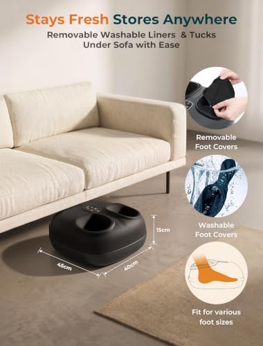 ALLJOY Foot Massager with Heat & Memory for Neuropathy, Gifts for Women Men - Image 6