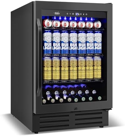 Velivi 24'' Beverage Refrigerator Under Counter Built-In and Drink Fridge by Velivi