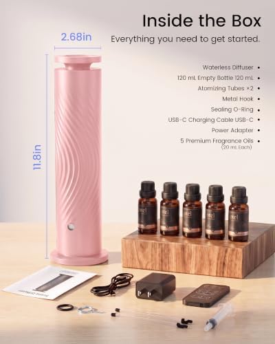 Waterless Essential Oil Diffuser for Home, Ultra-Quiet - Image 3