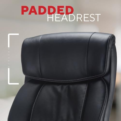 Staples Lockland Ergonomic Leather Manager Big & Tall Chair,400 lb Capacity - Image 3