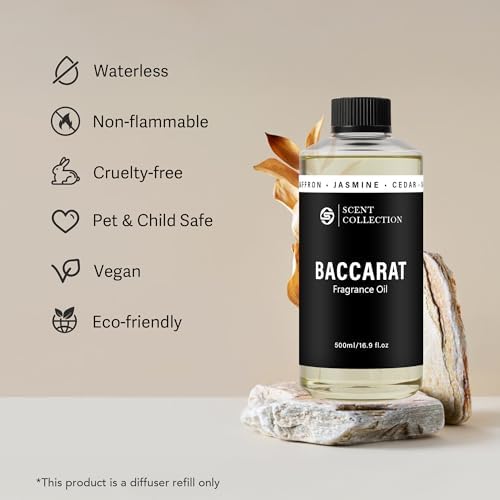 Luxury Hotel Scent Baccarat 500ml/16.9Fl oz Waterless Essential Oil - Image 4