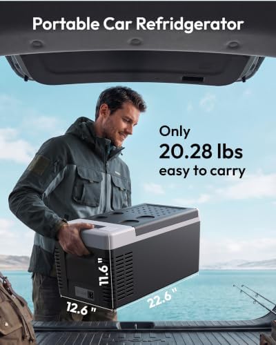 EUHOMY 19QT 12 Volt Refrigerator, -4℉~68℉ Electric Cooler for Car - Image 4