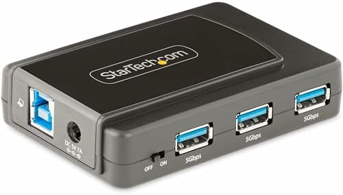 StarTech 7-Port USB-A Hub 5Gbps, 35W Powered, Wake on USB (5G7AS-USB-A-HUB) - Image 4