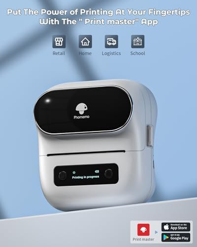 Phomemo M220 Label Maker, 3 Inch Bluetooth Thermal Label Printer - Image 3